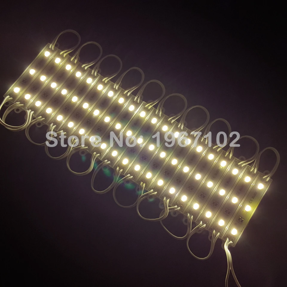 DC12V SMD 5730 3 светодиодный s светодиодный модуль IP65 водонепроницаемый светильник 5730 белый/красный/зеленый/синий высококачественный рекламный светильник