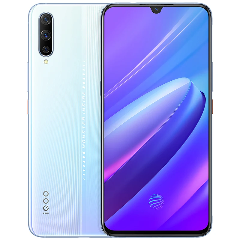 Оригинальный vivo iQOO мобильный телефон 6 ГБ 128 41 &quotSnapdragon 855 Octa Core 3 камер 12MP + 13MP 2MP Android