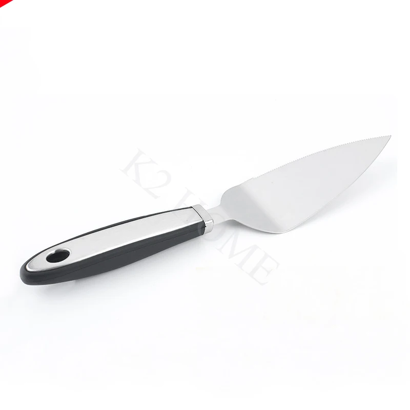 K2 HOME Stainless Steel Pie & Pizza Server Cake Slice Holder Transfer Triangular Spade Spatula for Baking Peel Turner | Дом и сад
