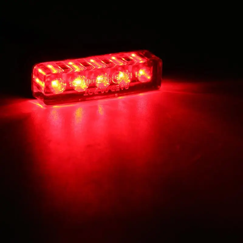 12V Универсальный мотоцикл квадроцикл мини 5 светодиодный задний фонарь остановка хода сигнал стоп-сигнал
