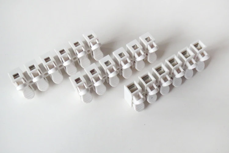 Светодиодная лента 5 цветов 6P с пружиной зажимом без сварки винтового кабеля 6