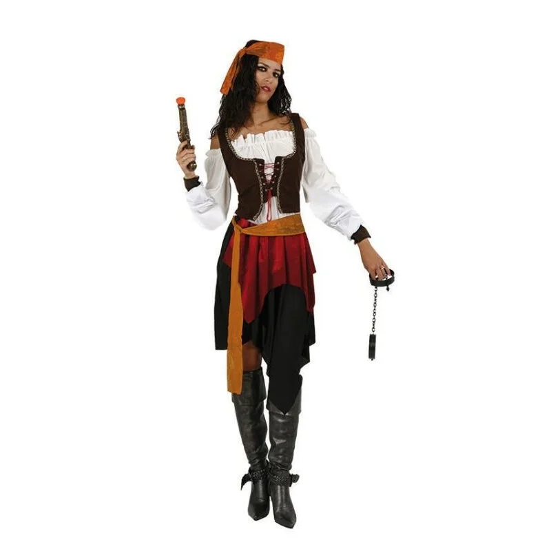 Высокое качество пикантные Для женщин костюм пирата Хэллоуин Необычные платья партии Карнавал производительность Новинка; Лидер продаж для взрослых Пират Костюмы для косплея