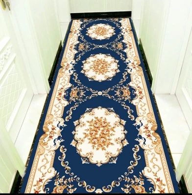 3D коврик для коридора в восточном стиле впитывающий короткий плюшевый