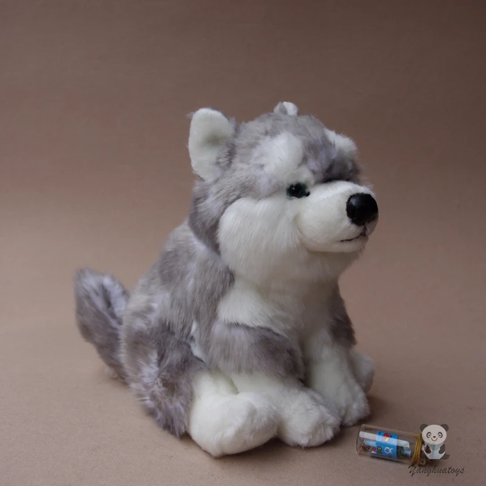 Precio Animal Relleno Juguete Simulación Husky De Peluche Juguetes Para Niños Regalos Almohada Huskies Muñecas