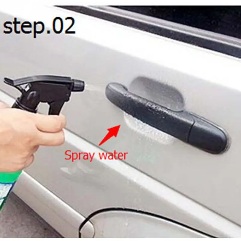 Прозрачная защитная пленка для автомобильных ручек 4 шт. или 8 шт./лот|auto decals|protective