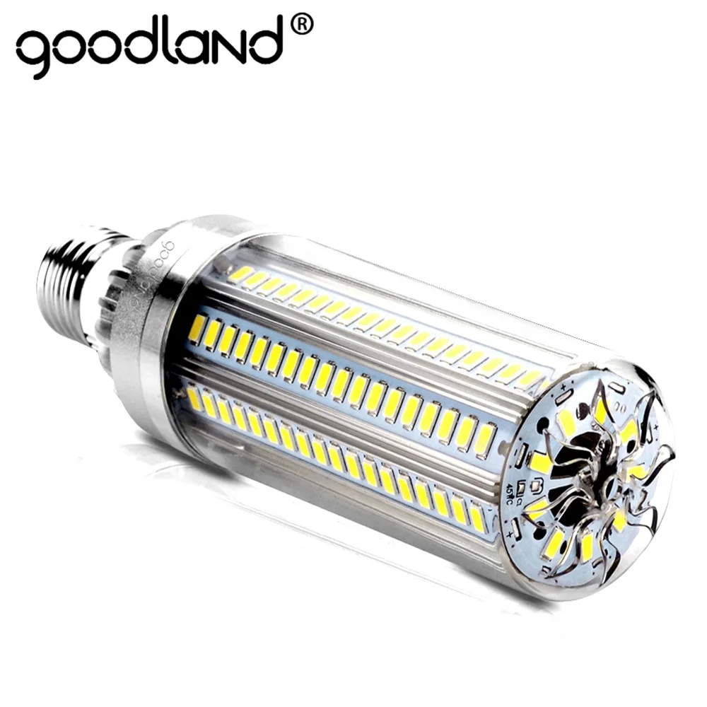 Goodland светодиодный светильник Светодиодная лампа для люстры 110 В 220 В светодиодный светильник E27 25 Вт 35 Вт 50 Вт алюминий для склада квадратное освещение