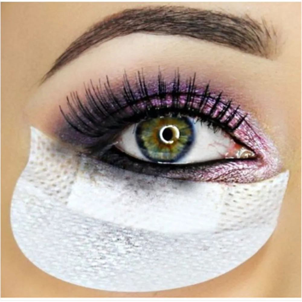 10 шт. хлопковые щиты для век одноразовые накладки наращивания ресниц защитные