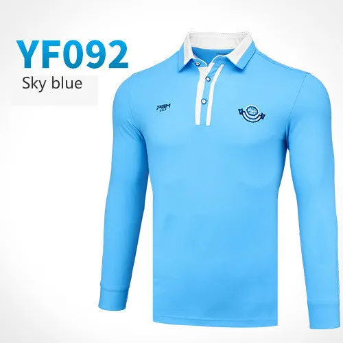 Мужская футболка с длинными рукавами PGM Golf быстросохнущая для мужчин размер M-XXL