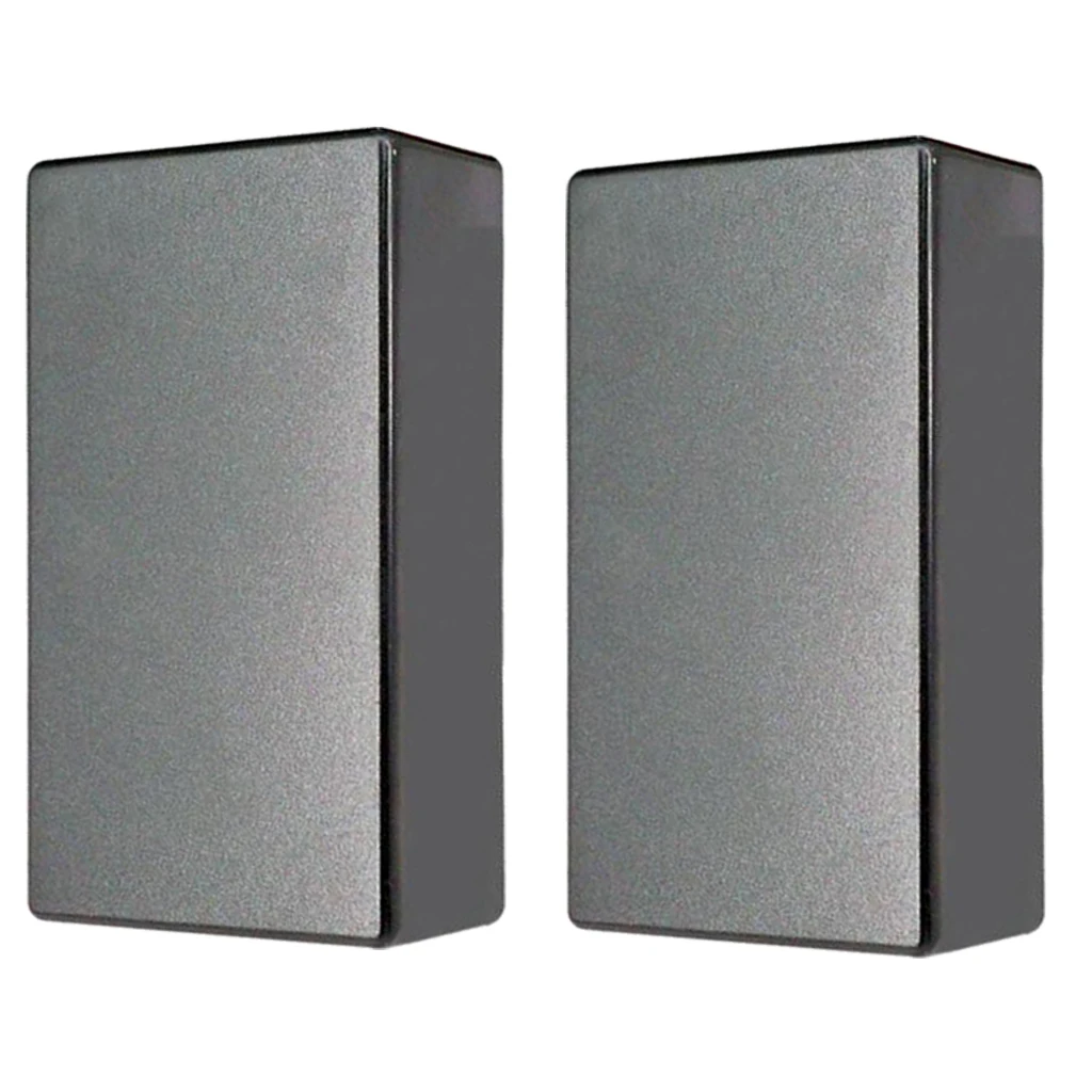 

2 PCS Durable Sealed Closed Guitar Pickup Cover Stringed Instruments Electric Guitar Replacement Cover Black