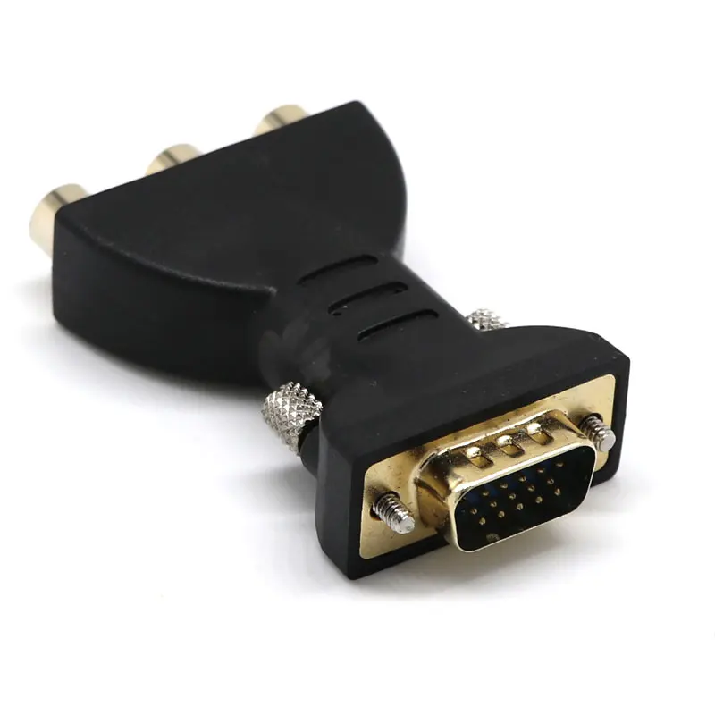 Новый горячий 15 Pin VGA папа 3 RCA видео Женский M/F разъем адаптера переходник NV99 |
