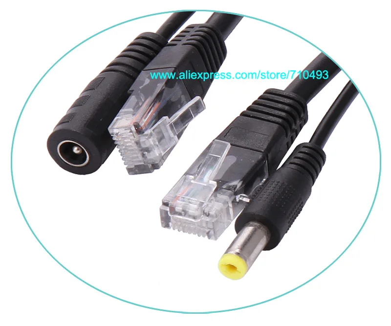 50pair PoE Passive Cable Splitter Power Over Ethernet For IP Camera Injector Kit Adapter DHL shipping | Обустройство дома