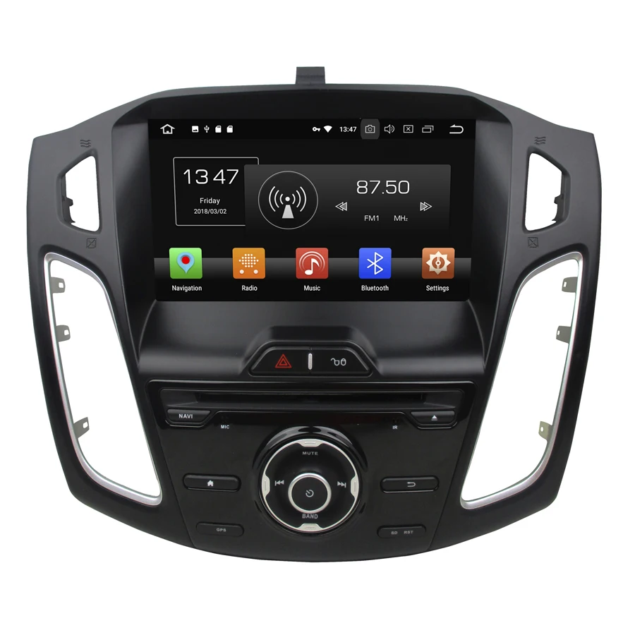 ELANMEY Премиум Автомобильный gps навигатор для Ford focus 2012- 8 ядерный android 8,0 автомобильный dvd-плеер Мультимедиа Радио стерео головное устройство