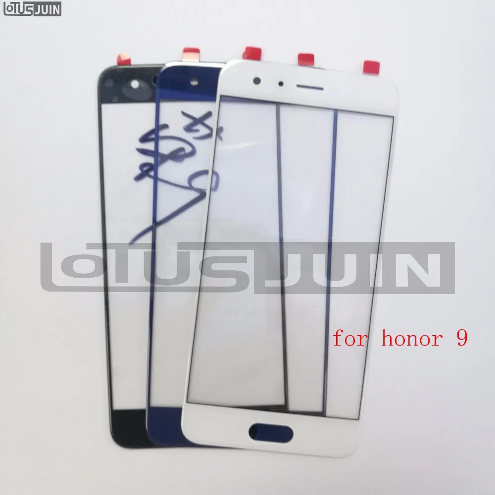 Для huawei Honor 9 передняя внешняя стеклянная верхняя линза сенсорная панель экрана для замены