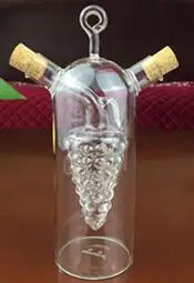 same as photo 1 шт., высокая температура, бутылка для специй, масло, стеклянная бутыль для уксуса, соуса, банка, герметичная, для приправ, стеклянная бутылка для хранения вина JO 1097 - Цвет: same as photo