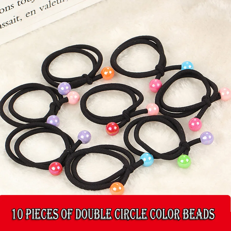 Аксессуары для волос 100 шт. аксессуары резинка повязка на голову Черная веревка