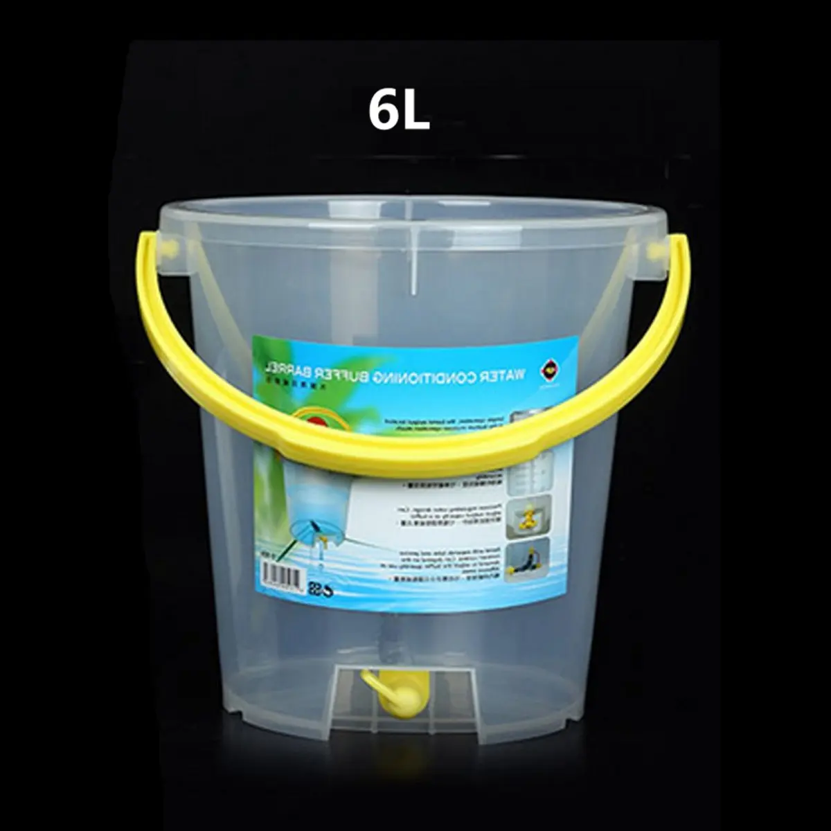 6L Аквариум Капельное ведро для обмена водой медленная капля рыбы креветки Бак Замена буфера эквалайзер пополнение удобрения - Цвет: 6L