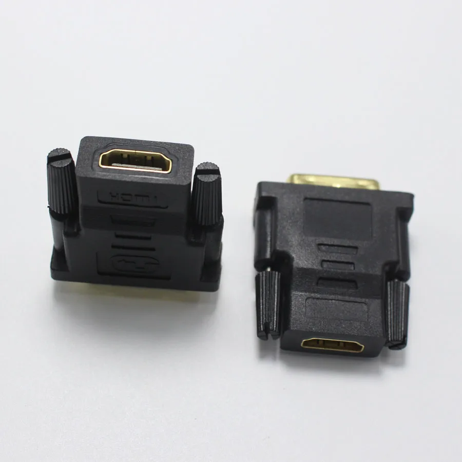 EClyxun 1 шт. позолоченный DVI 24 + штекер на HDMI разъем двунаправленный адаптера