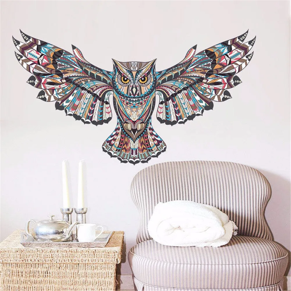 

Removable Colorful Owl Kids Nursery Rooms Decorations Wall Decals Birds Flying Animal Vinyl Wall Stickers Decor Wall Decals Art