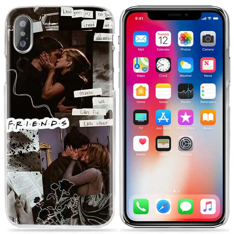 10 Чехол Friends tv Show для iPhone XS Max XR X 10 7 7S 8 6 6S Plus 5S SE 5 4S 4 5C 11Pro, Роскошный чехол, жесткий пластиковый чехол для телефона - Цвет: 10
