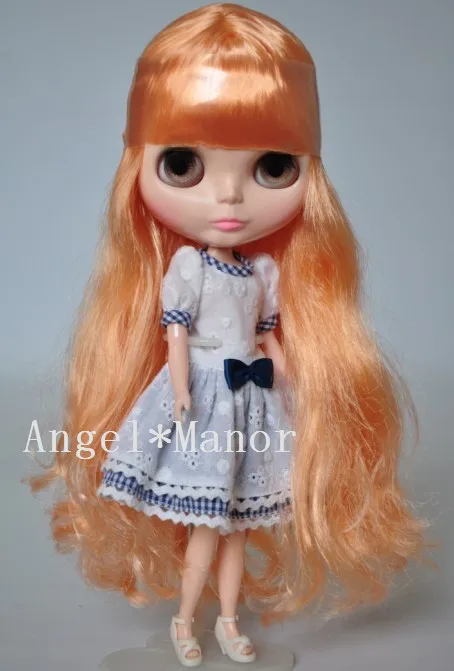 Обнаженная блит куклы С золотыми волосами Мода кукла подходит для diy-коричневых
