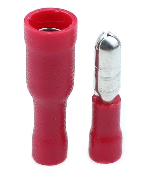 100 шт MPD(FRD) 1 25 156Red цилиндрическая штепсельная вилка соединительная Клемма провод
