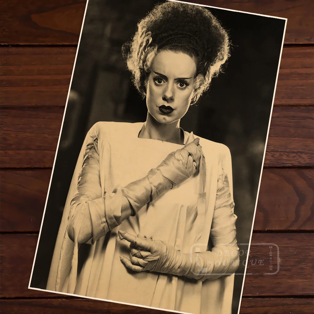 Рамка для комнаты Bride of Frankenstein винтажный фотопостер сделай сам изящный домашний