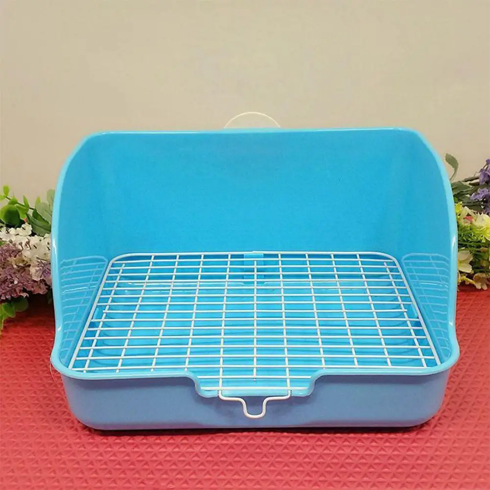 LanLan Pet Rabbit пластиковый лоток для унитаза со стальным проводом Нижняя Писсуар