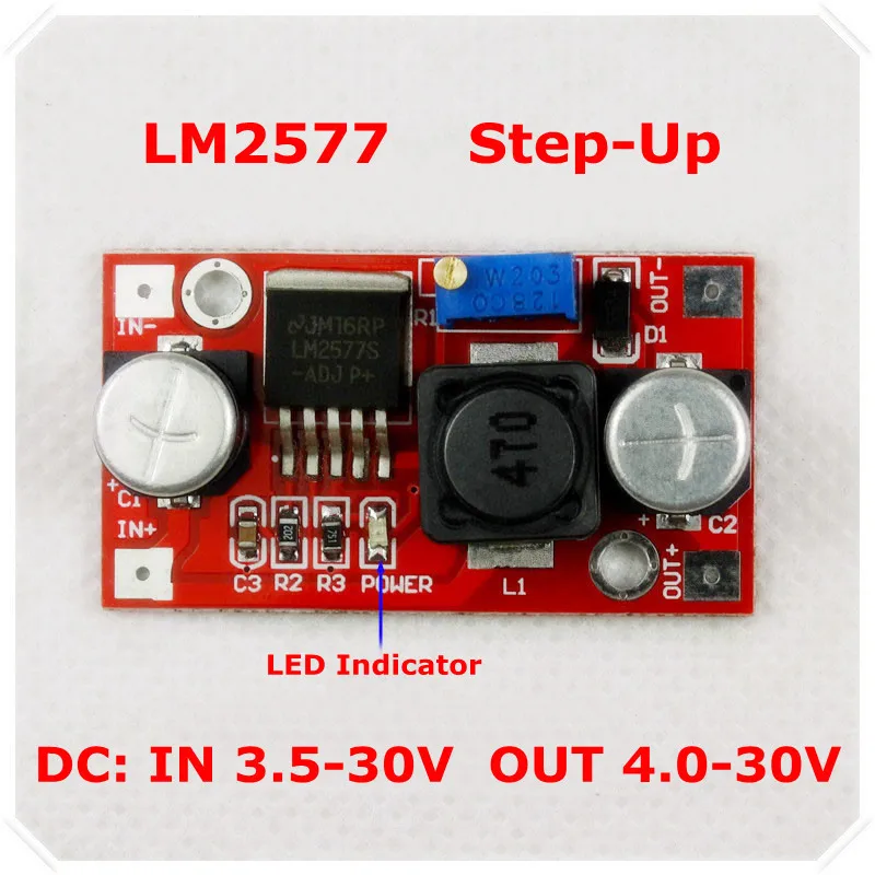 LM2577 DC-DC Регулируемый Step-Up Питания повышающий преобразователь напряжения
