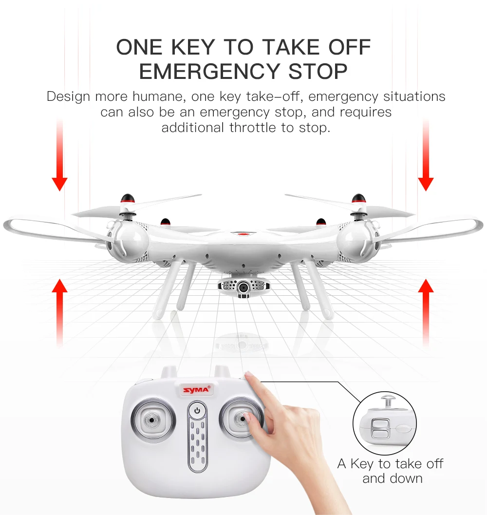 Syma X25PRO 2 4G GPS позиционирование FPV Радиоуправляемый Дрон Квадрокоптер с 720P HD Wifi