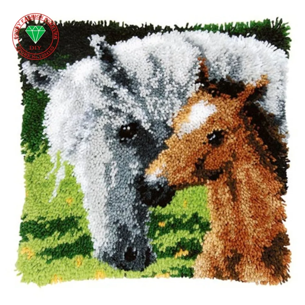 Пряжа ковер Сделай Сам Вышивка Пэчворк ковровая вышитая Подушка Наволочка