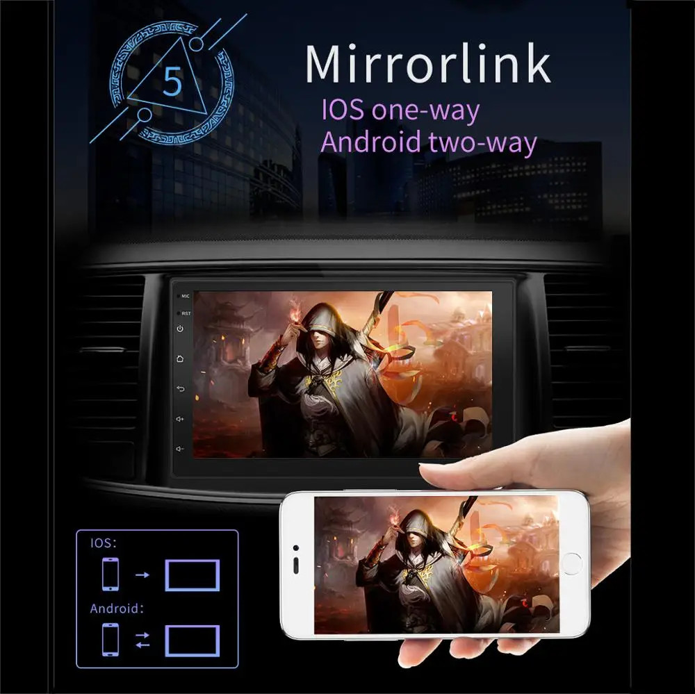 SWM gps Автомагнитола 2 Din Android 8 1 Авторадио 7 &quot 2din мультимедиа MP5 плеер сенсорный