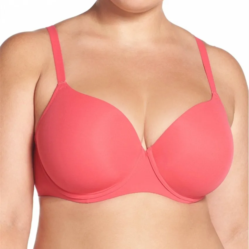 Женская бесшовная футболка с покрытием на косточках кружевной спинкой и чашками