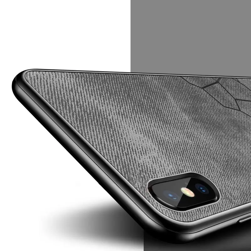 Mofi For iPhone XR Case Luxury Hard Back Cover iphone Original Fabric Shockproof Matte for xr case leather |