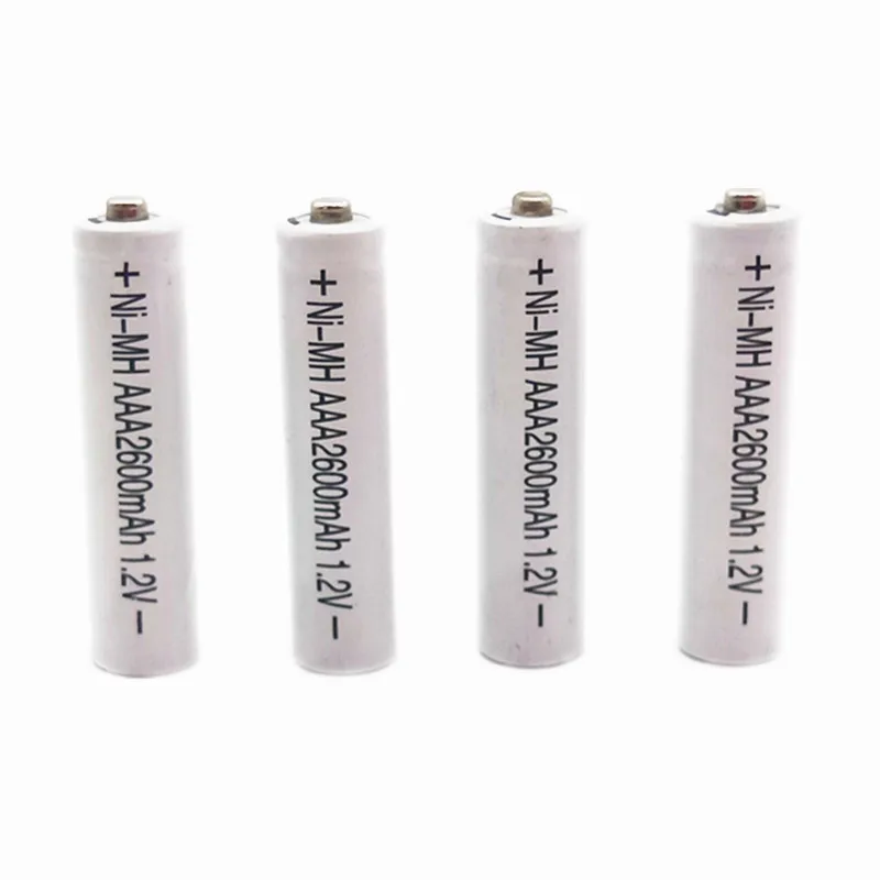 8/10/14 Ni-MH 1 2 V AAA перезаряжаемая 2600mAh 3A нейтральная аккумуляторная батарея