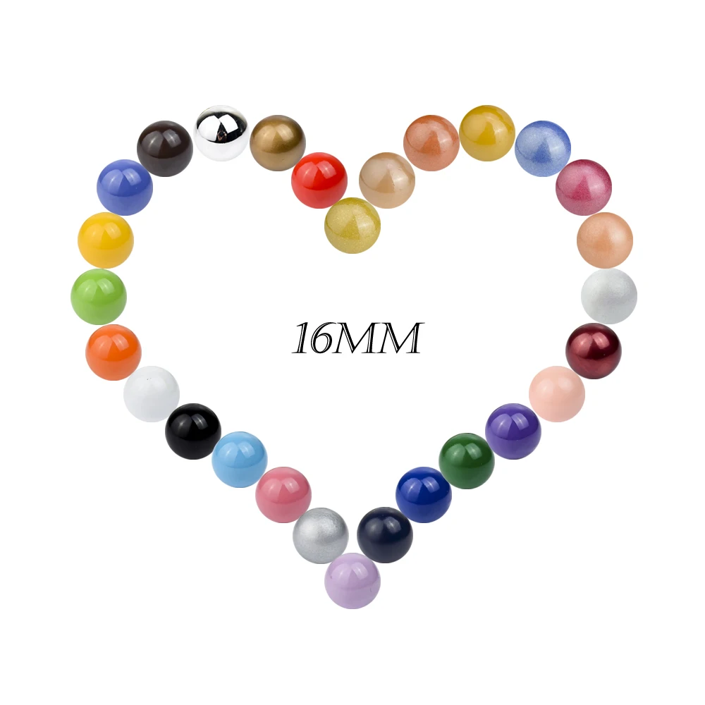 AOBOCO Harmony Bola 16mm Angel Caller Chime Ball 28 Color Music Pregnant Women Children Fashion Jewelry High Quality | Украшения и
