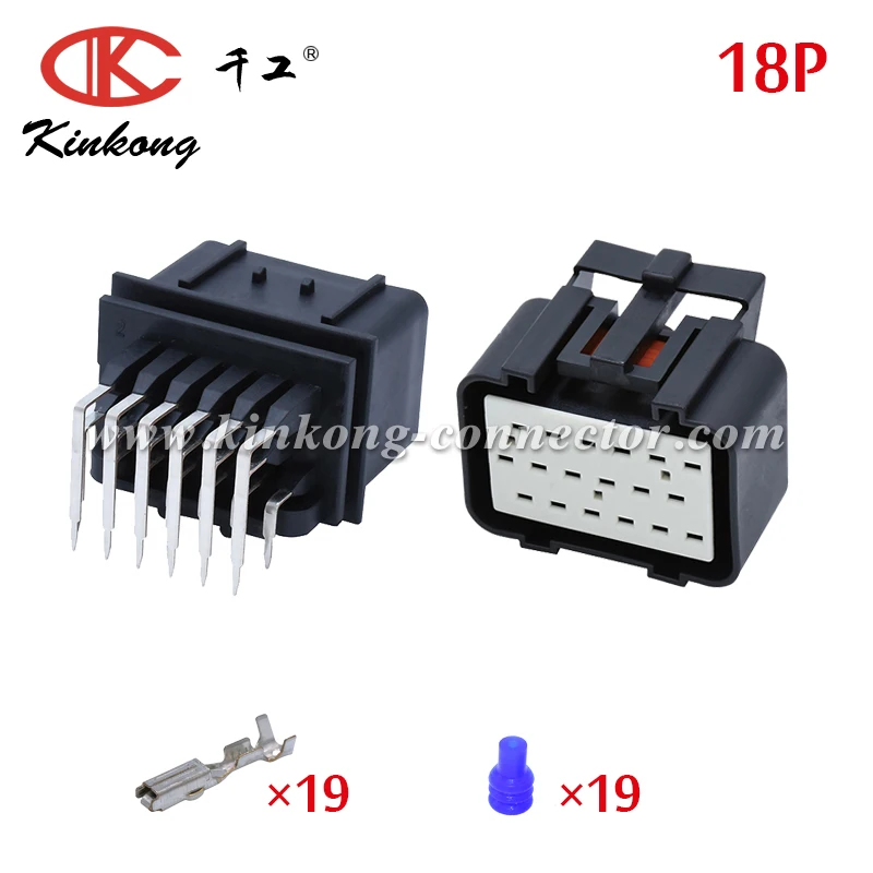 344103 1 18 шпильки TE Econoseal разъем прямоугольный pcb 344106 344107 3 ряда женский корпус с