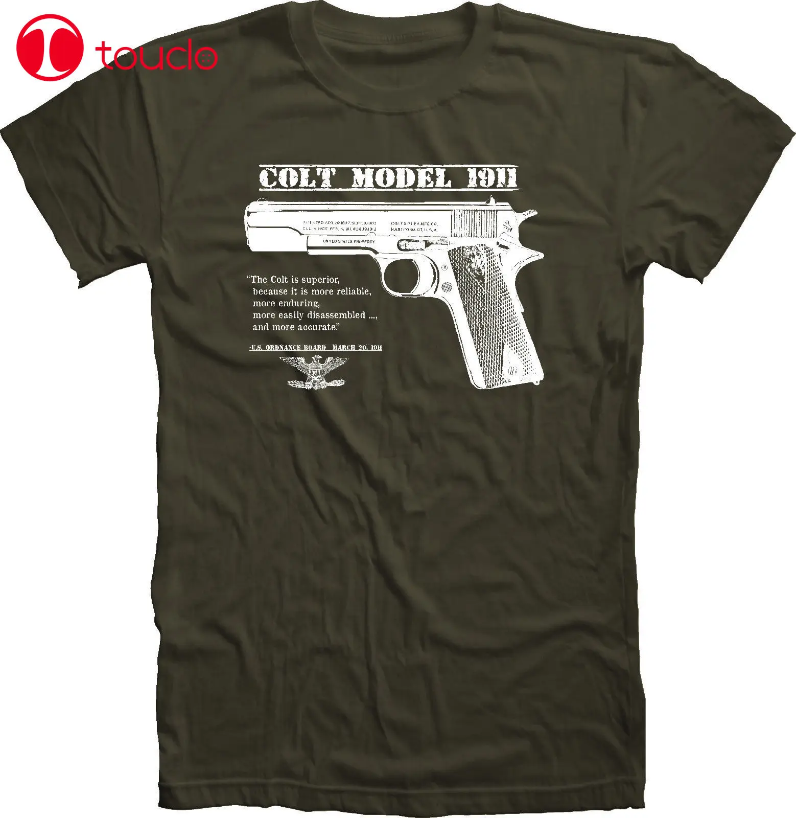 2019 оригинальный американский армейский Colt 45 1911 пистолет Второй мировой войны/Wwi