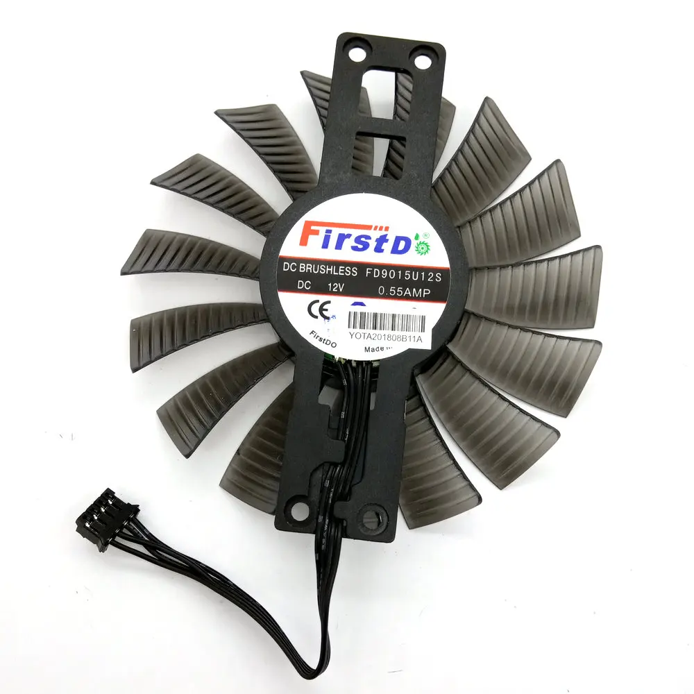 Новый оригинальный охлаждающий вентилятор для графики GAINWARD GTX1060 PHOENIX FD9015U12S DC12V 0.55A