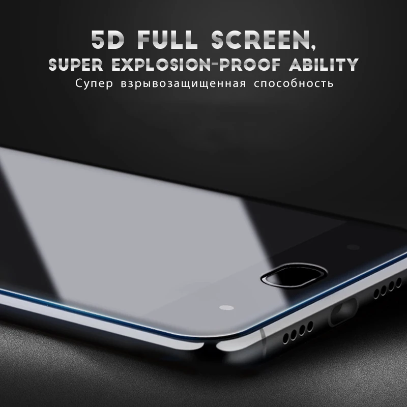 5D полное покрытие закаленное стекло для Xiaomi mi 9 SE 9T Pocophone F1 Защитная пленка с закругленными краями красный mi Note 7 K20 6 Pro 5 Plus