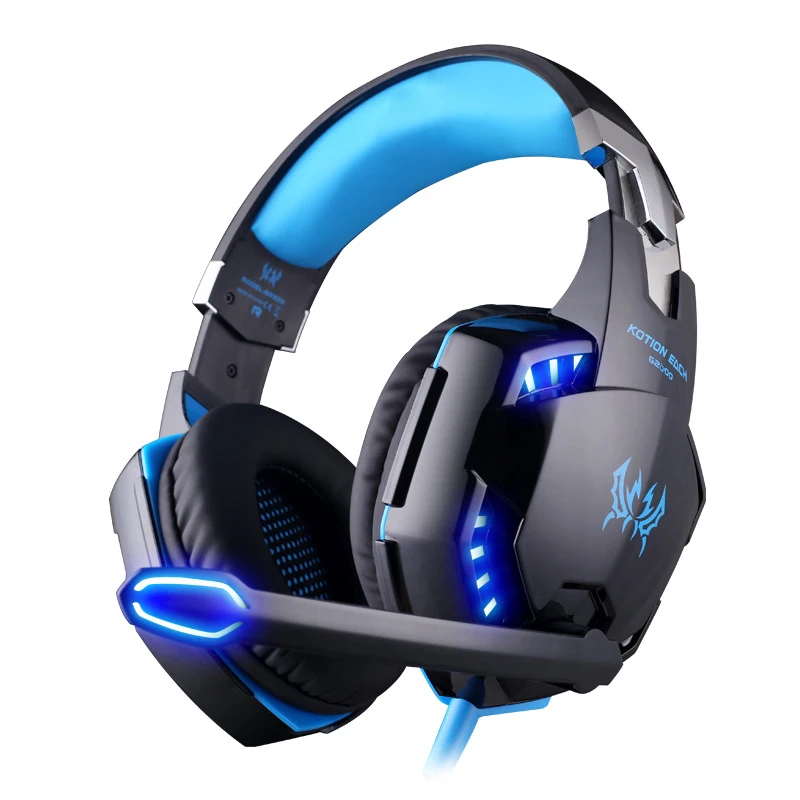KOTION каждая игровая гарнитура Casque глубокий бас игровые стереонаушники с
