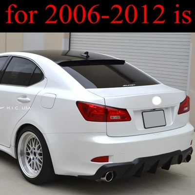 Задний спойлер на крышу для Lexus IS350 IS250 2001-2012 на заказ оконное крыло верхний спойлер - Цвет: Бежевый
