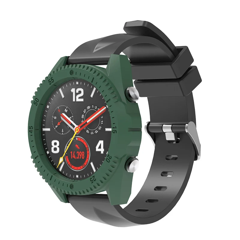Army Green Case SIKAI Жесткий ПК Защитный чехол для часов huawei GT часы механизм Прочный чехол для часов для huawei Smartwatch аксессуары оболочки - Цвет: Army Green Case