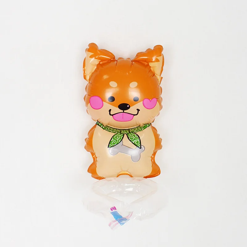 5 шт./лот наручные шары из фольги с животными надувные на день рождения