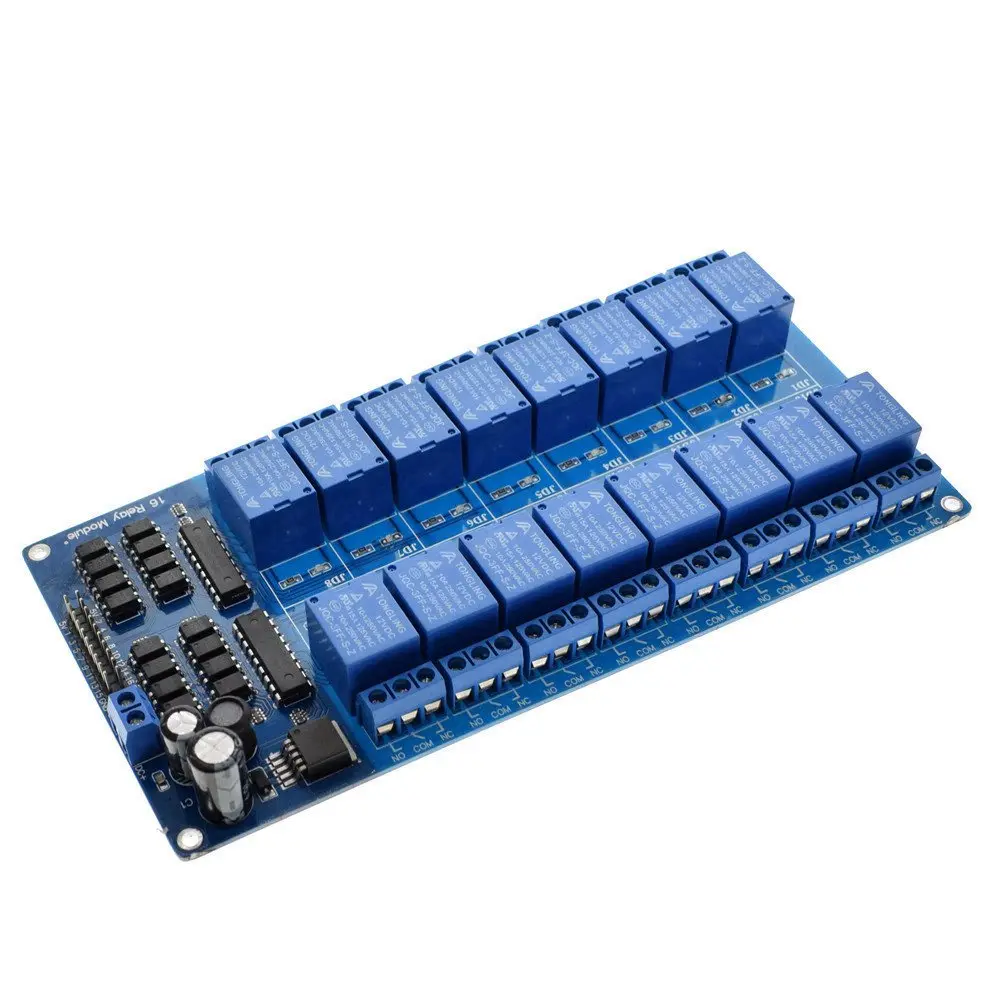 Релейный модуль TZT 24 В 4 6 8 16 канальный релейный с оптроном выход для arduino в