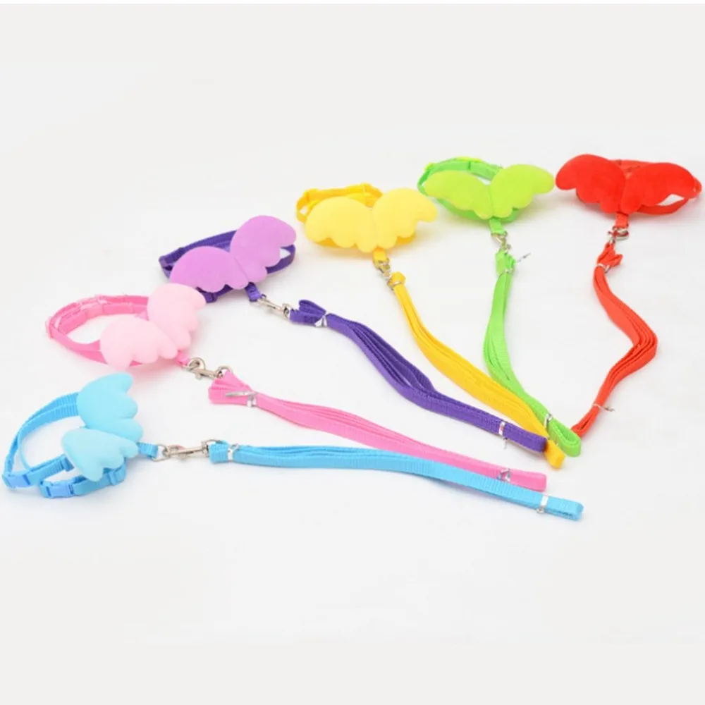 Регулируемый ангел крыло сундук для собак жилет поводок ремень набор дышащая