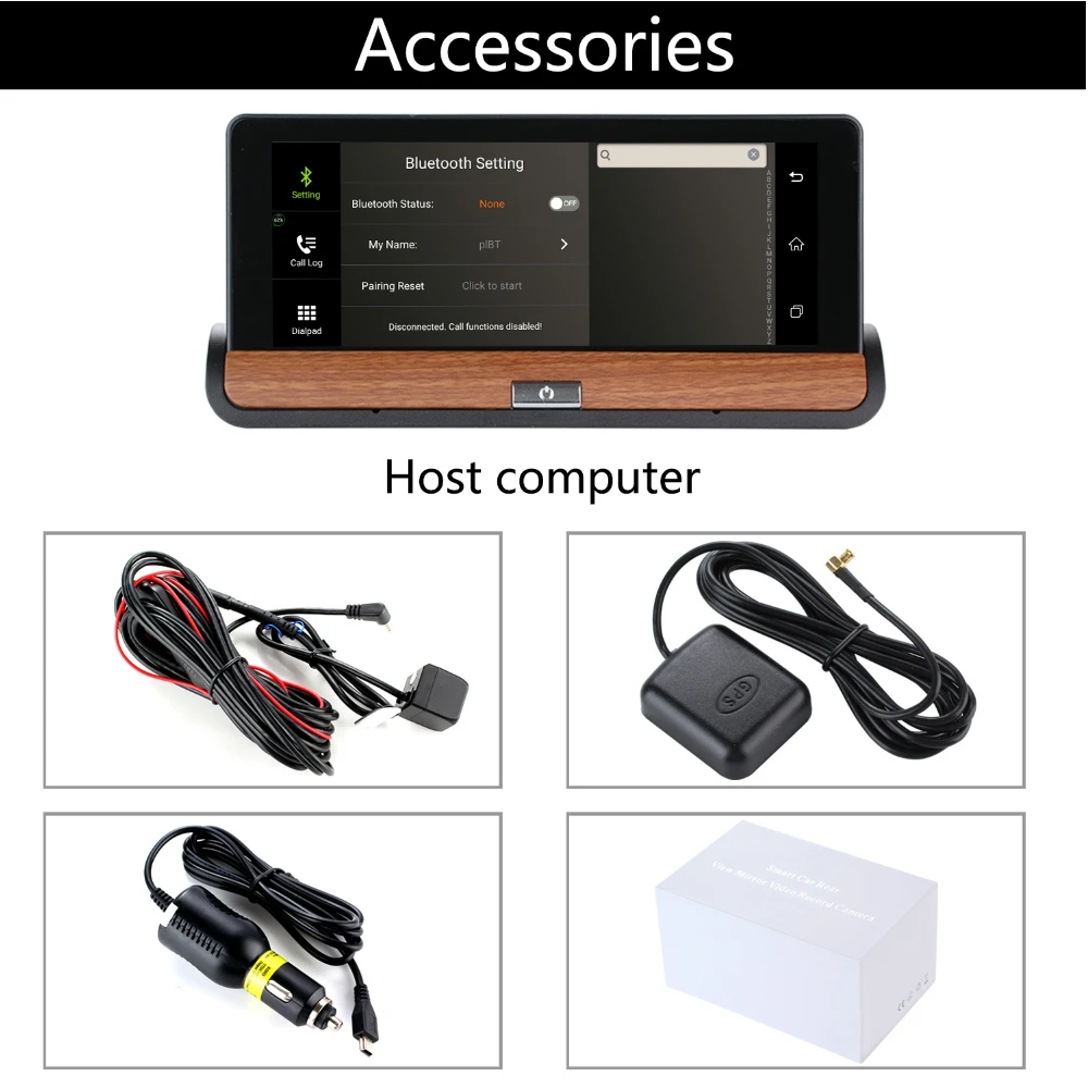 7,8 дюймов 4G/3g ADAS Dash Cam Монитор парковки автомобиля dvr камера Wifi Android gps навигация 1080P Авто Видео Регистратор