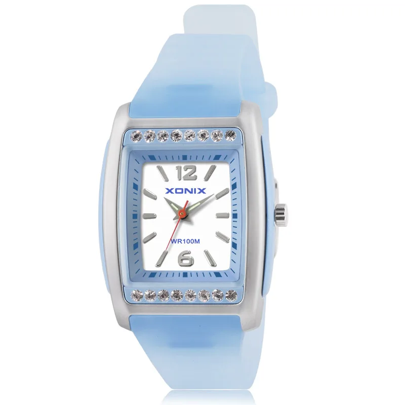 Фото Женские кварцевые часы с ремешком из ПУ кожи водонепроницаемые до 100 м | Наручные