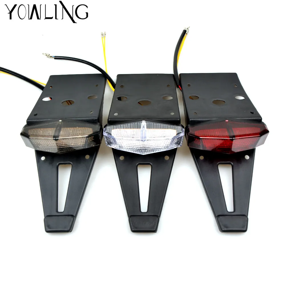 Universal Motorcycle Tail Light Bike Rear Fender Taillight LED Brake Stop Light For Honda CRF150F SL230 XR230/MOTARD