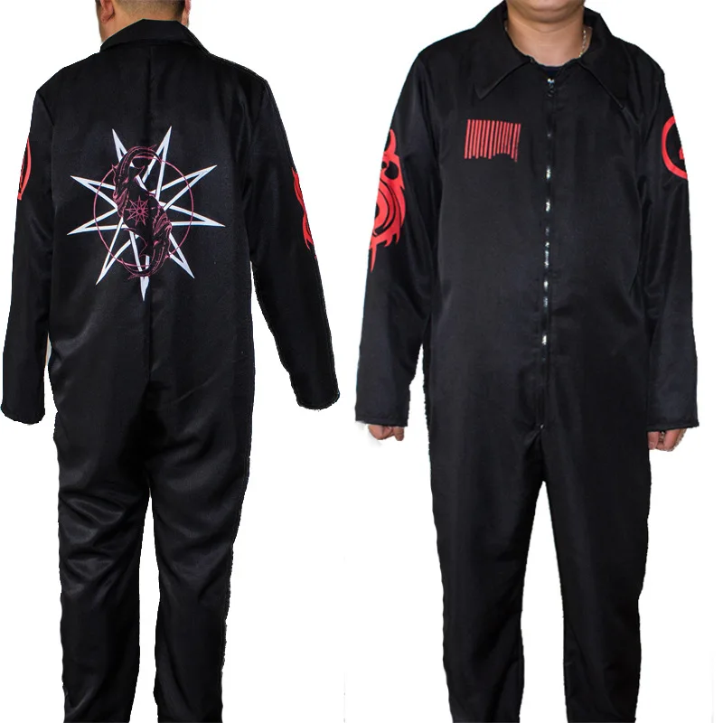 Костюм для косплея с оркестром Slipknot мужская одежда принтом маска на