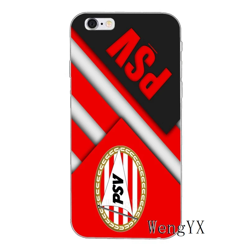 Для iPhone X XR XS Max 8 7 plus 6s 6 plus SE 5S 5c 5 4S 4 iPod Touch чехол psv Eindhoven футбольный логотип мягкий Чехол для телефона - Цвет: PSV-Eindhoven-A-04